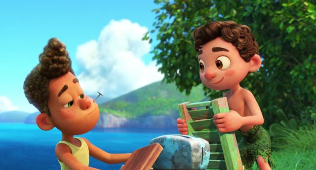 Luca - Photos et affiches. 40 Scène de Luca Pixar 2021