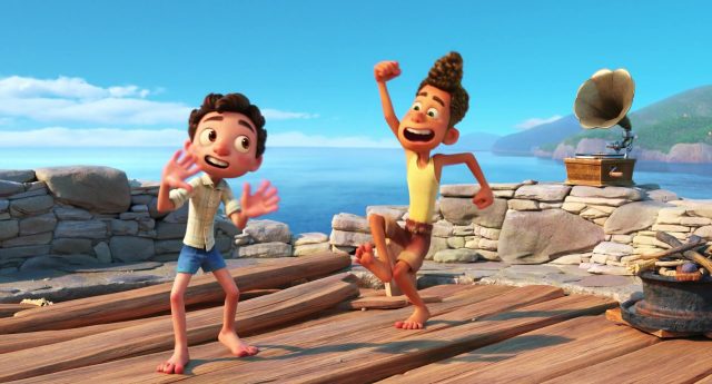 Luca - Photos et affiches. 38 Scène de Luca Pixar 2021