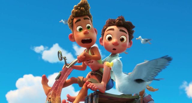 Luca - Photos et affiches. 37 Scène de Luca Pixar 2021
