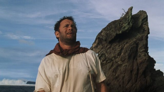 Tom Hanks et Helen Hunt dans Seul au monde Cast away 2000