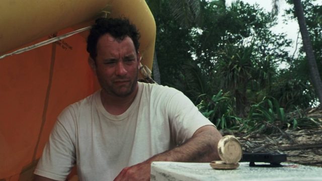 Tom Hanks et Helen Hunt dans Seul au monde Cast away 2000