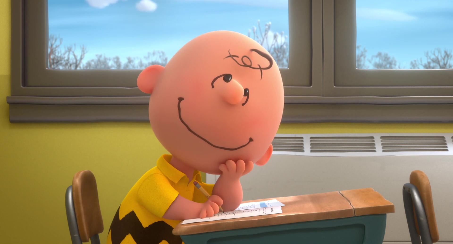 image snoopy peanuts film movie disney blue sky