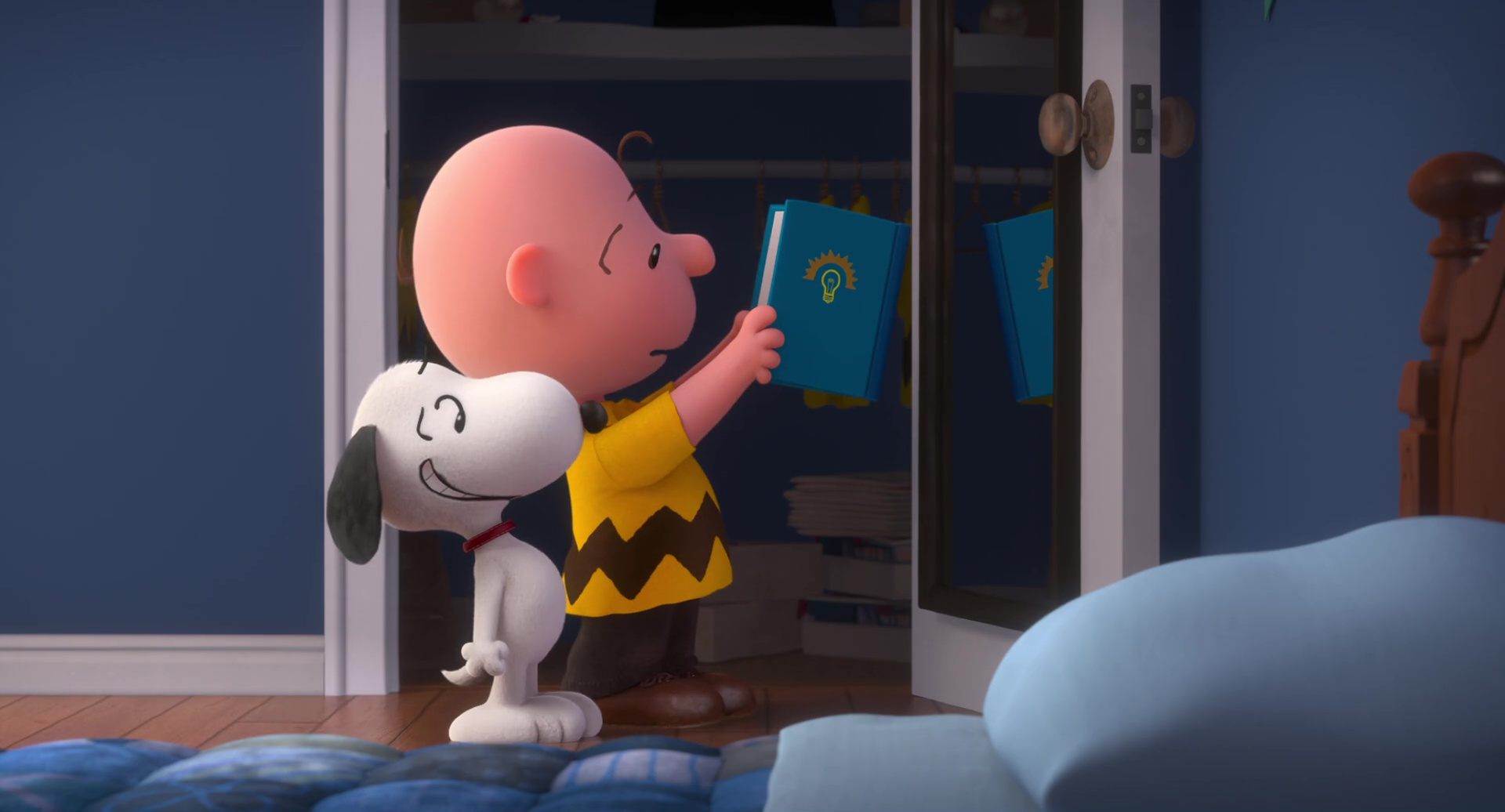 image snoopy peanuts film movie disney blue sky
