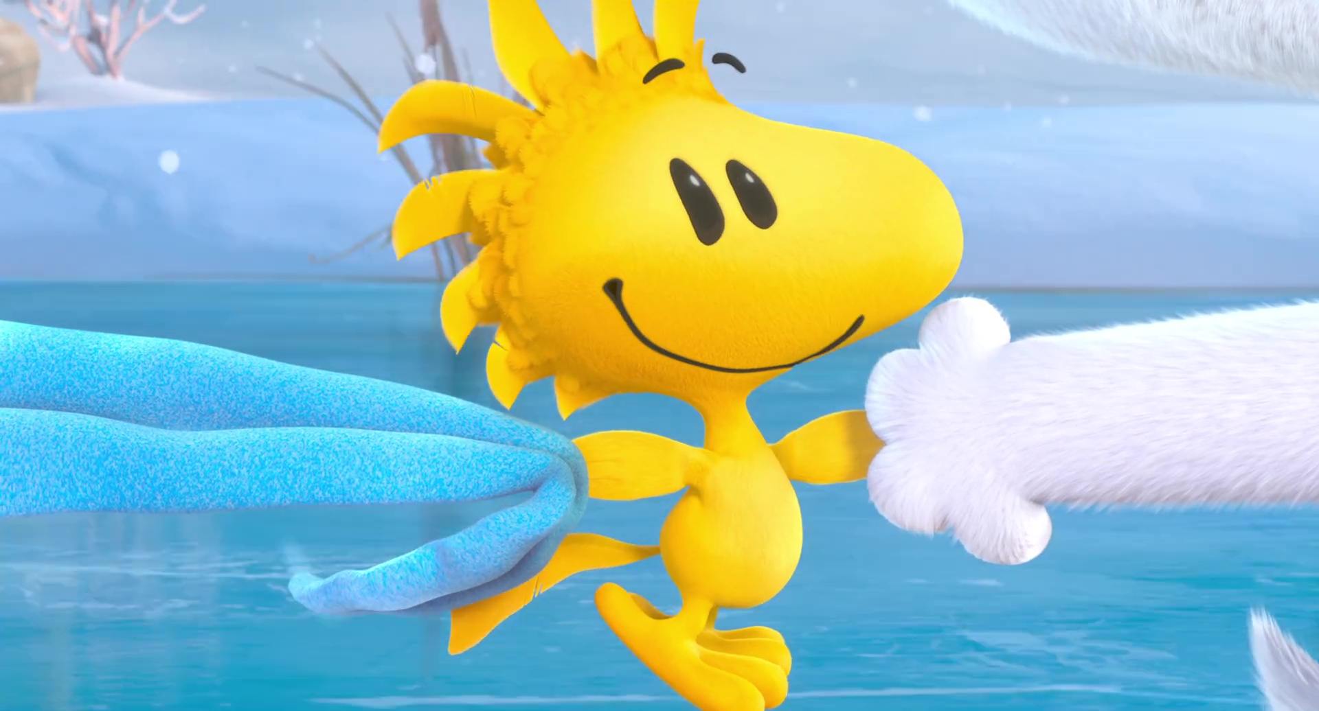 image snoopy peanuts film movie disney blue sky