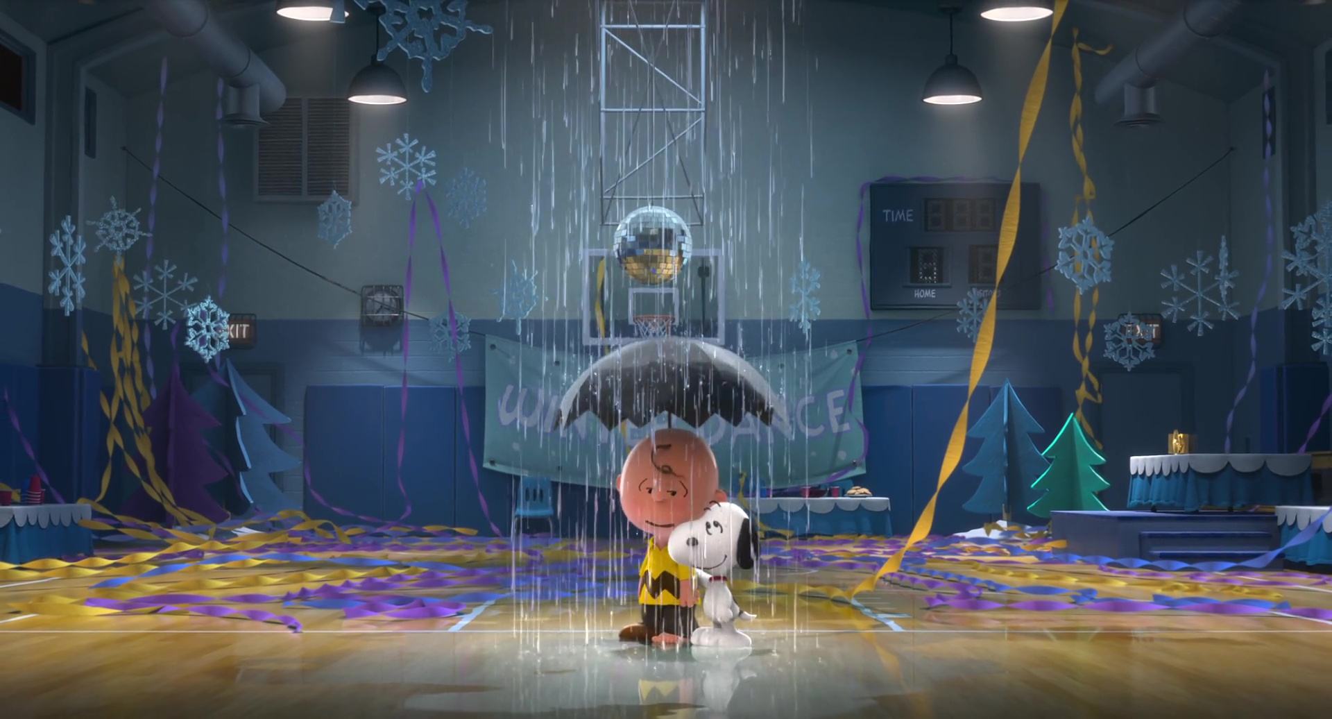 image snoopy peanuts film movie disney blue sky