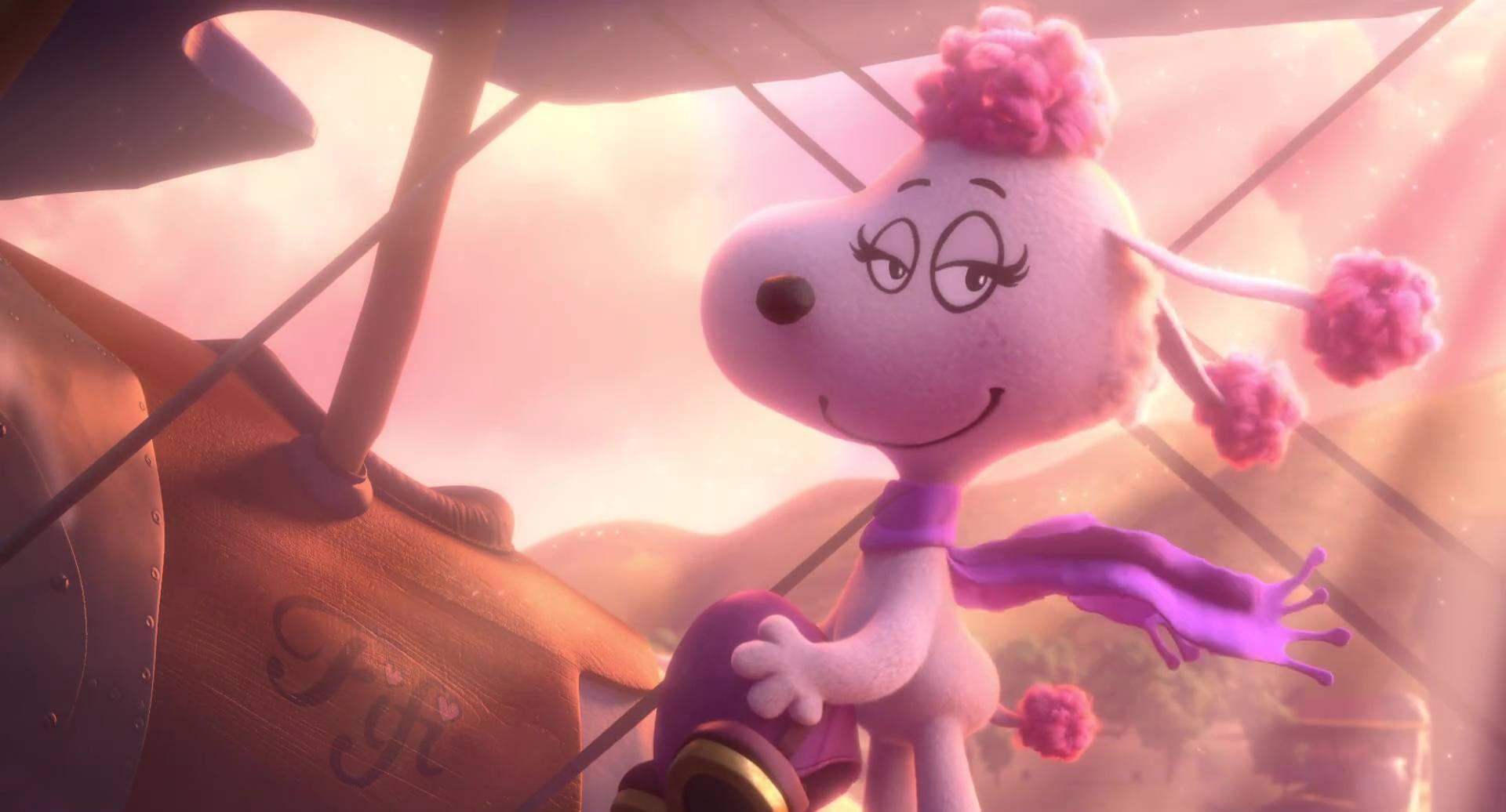 image snoopy peanuts film movie disney blue sky