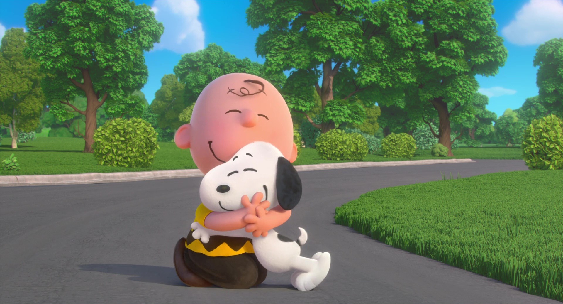 image snoopy peanuts film movie disney blue sky