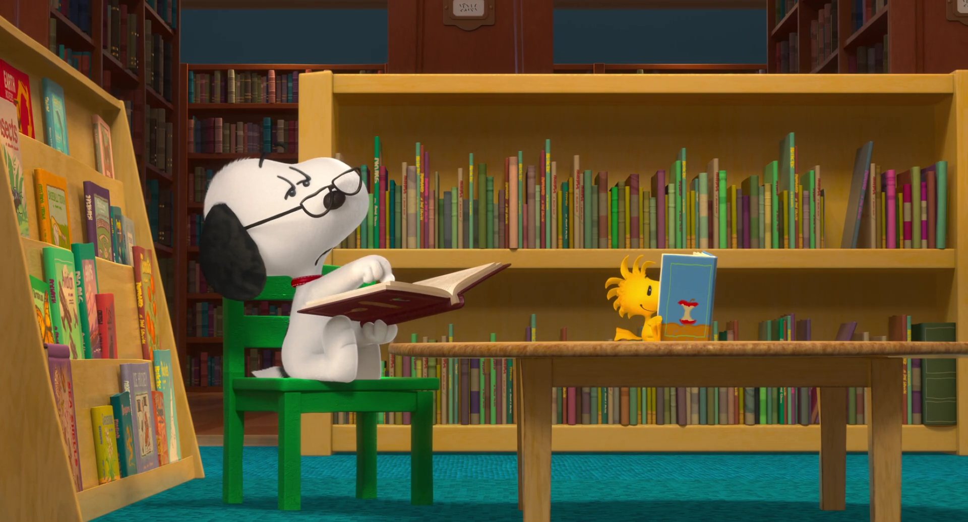 image snoopy peanuts film movie disney blue sky