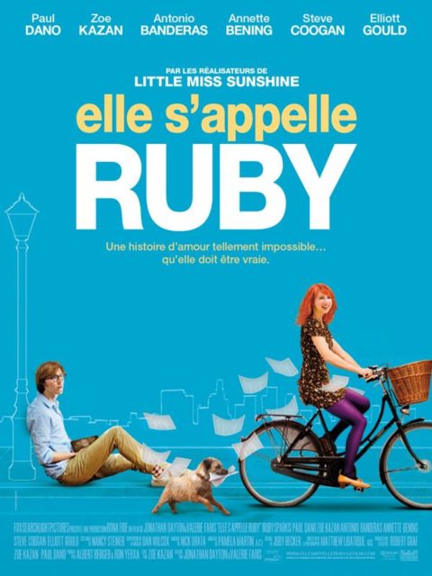 Elle s'appelle Ruby. 1 affiche poster appelle ruby sparks disney fox