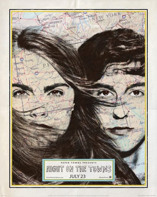 affiche poster face cachée margo paper towns disney fox