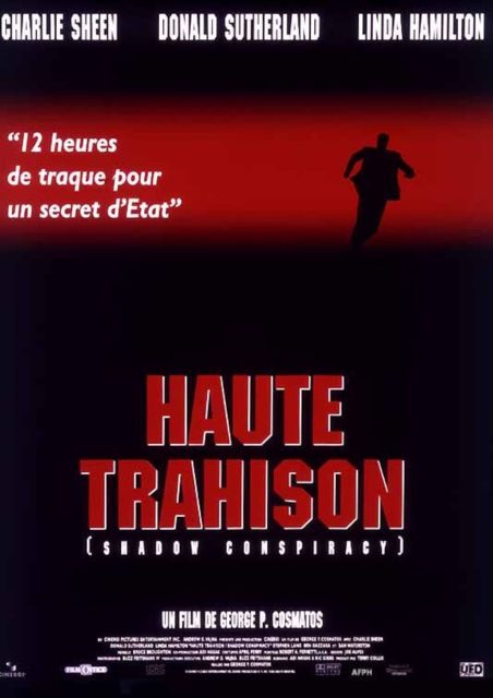 Haute trahison - Streaming. 1 affiche poster haute trahison shadow conspiracy disney hollywood