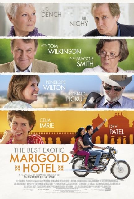 affiche poster indian palace Best Exotic Marigold Hotel disney fox