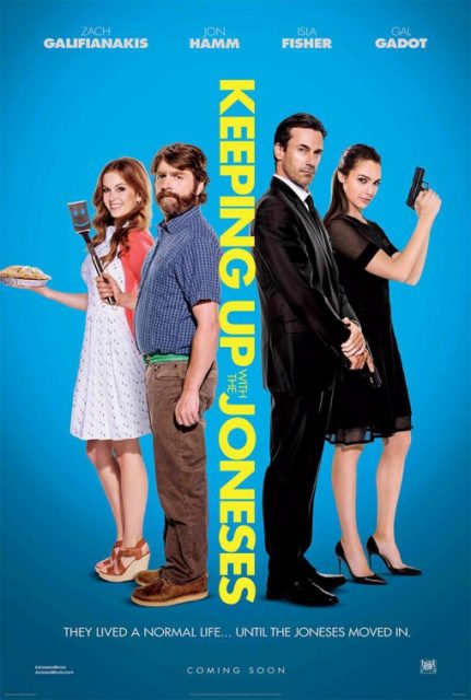 affiche poster espions cote Keeping Joneses disney fox