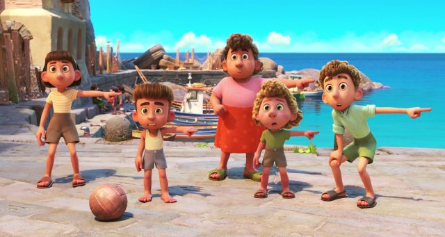 Luca - Photos et affiches. 16 Scène de Luca Pixar 2021