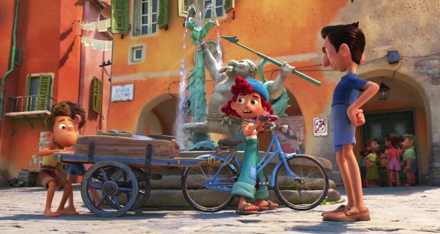 Luca - Photos et affiches. 15 Scène de Luca Pixar 2021