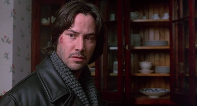 Poursuite. 2 Keanu Reeves Rachel Weisz et Morgan Freeman dans Poursuite Chain reaction 1996