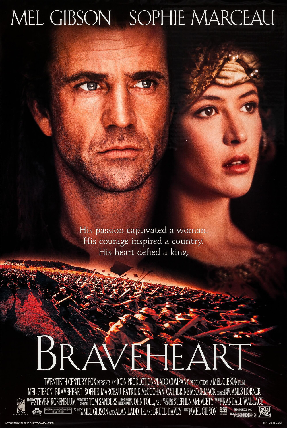 Braveheart - Photos et affiches. 3 affiche poster braveheart disney fox
