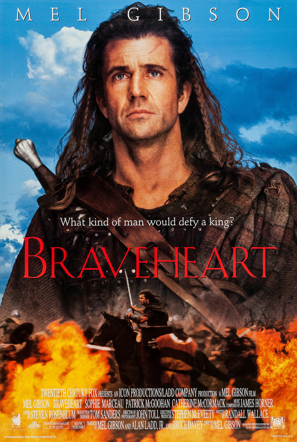 Braveheart - Photos et affiches. 6 affiche poster braveheart disney fox