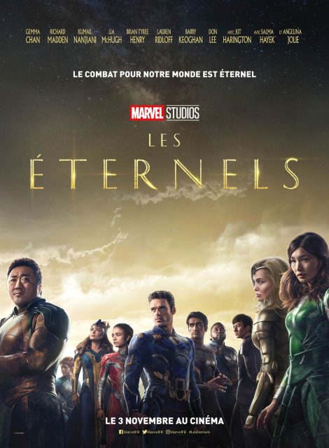 Les Éternels - Streaming. 1 affiche poster eternels eternals marvel