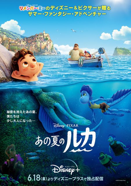 Luca - Photos et affiches. 8 Affiche Poster de Luca Pixar 2021
