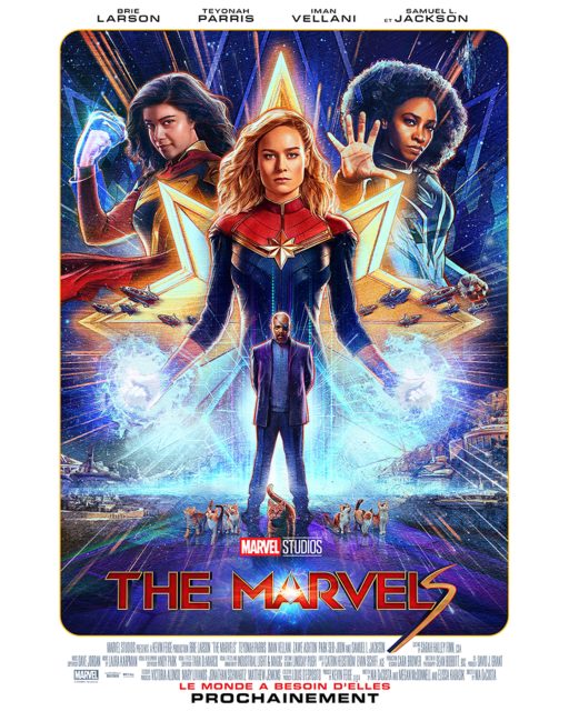 The Marvels - Streaming. 1 affiche poster yhe marvels