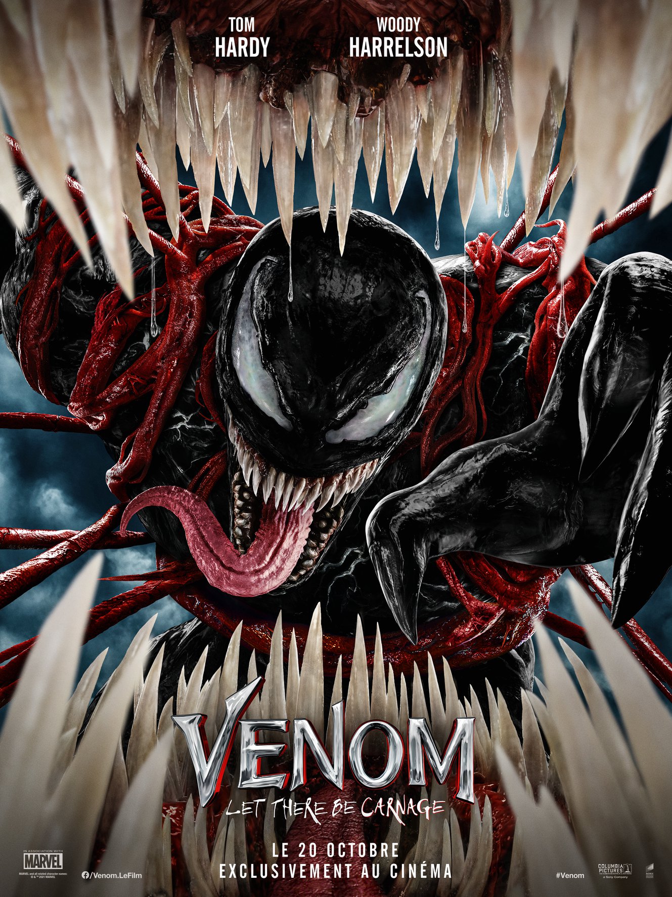 Venom : let there be Carnage - Photos et affiches. 2 affiche poster venom let there be carnage disney marvel