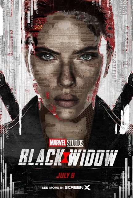 Black Widow - Photos et affiches. 3 affiche poster black widow disney marvel