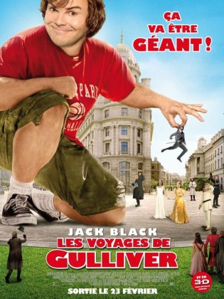 Affiche Poster de Les voyages de Gulliver Travels avec Jack Black Emily Blunt et Jason Segel 2010