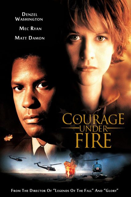 À l'épreuve du feu. 12 Affiche Poster de À l’épreuve du feu Courage Under Fire avec Denzel Washington et Meg Ryan 1996