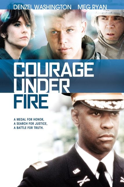 À l'épreuve du feu. 13 Affiche Poster de À l’épreuve du feu Courage Under Fire avec Denzel Washington et Meg Ryan 1996