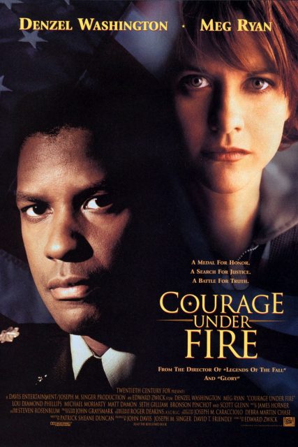 À l'épreuve du feu. 11 Affiche Poster de À l’épreuve du feu Courage Under Fire avec Denzel Washington et Meg Ryan 1996