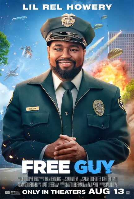 affiche poster free guy disney