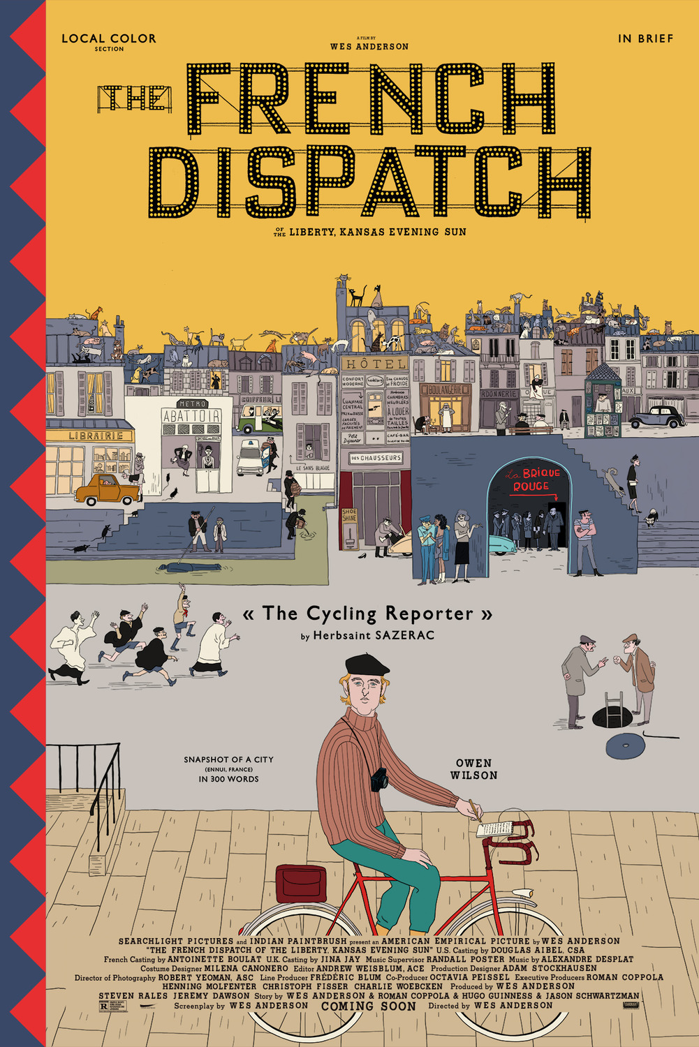 affiche poster french dispatch disney