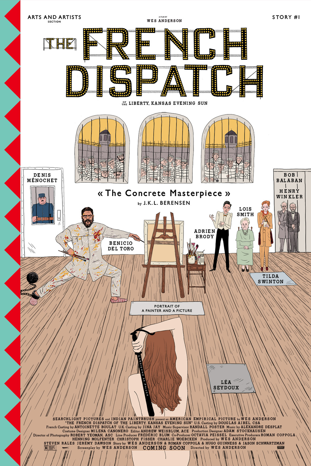 affiche poster french dispatch disney