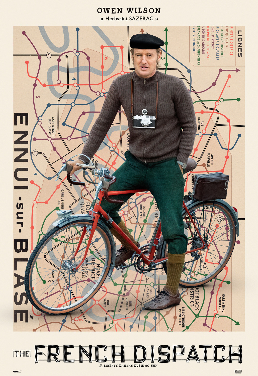 affiche poster french dispatch disney