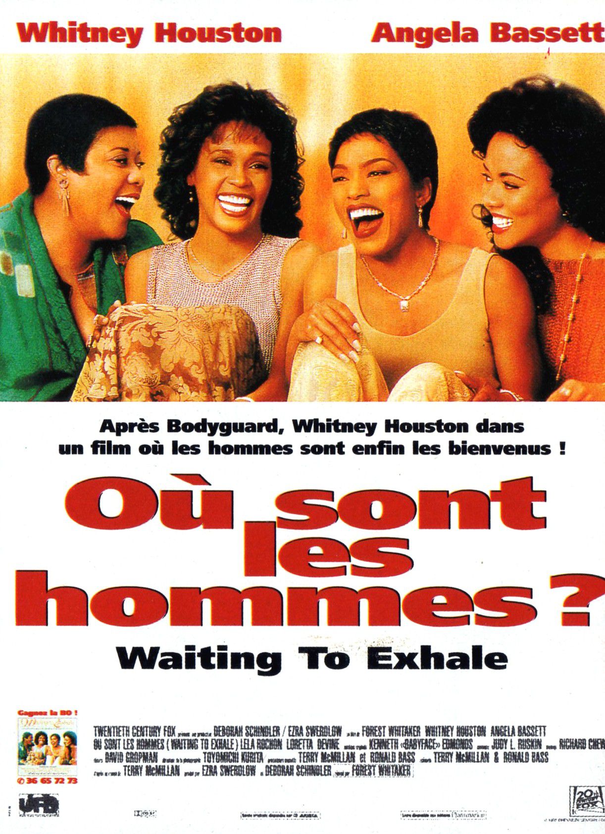 Où sont les hommes ? - Photos et affiches. 1 Affiche Poster de Où sont les hommes ? Waiting to Exhale avec Whitney Houston et Angela Bassett 1995