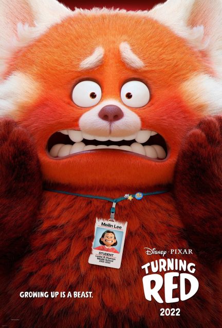 Alerte rouge - Photos et affiches. 8 Affiche Poster de Alerte rouge Turning red Pixar 2022