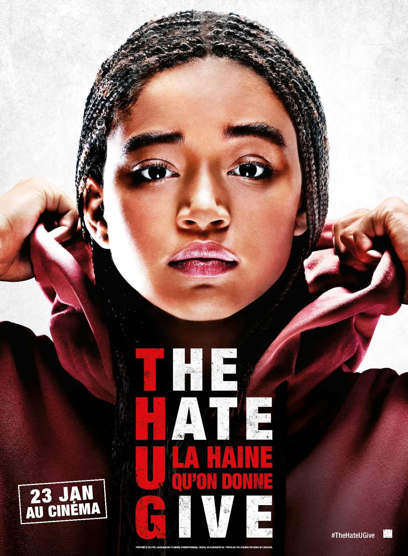 The Hate U Give : la haine qu’on donne - Photos et affiches. 2 Affiche Poster de The hate U give : la haine qu’on donne avec Amandla Stenberg et Regina Hall 2018