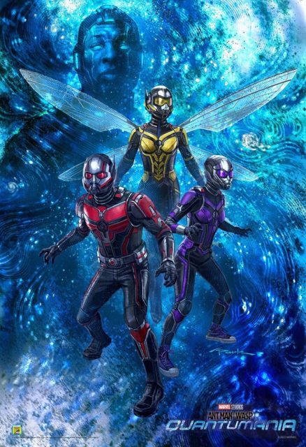 Ant-Man et la Guêpe : Quantumania - Photos et affiches. 6 affiche poster ant man guêpe wasp quantumania