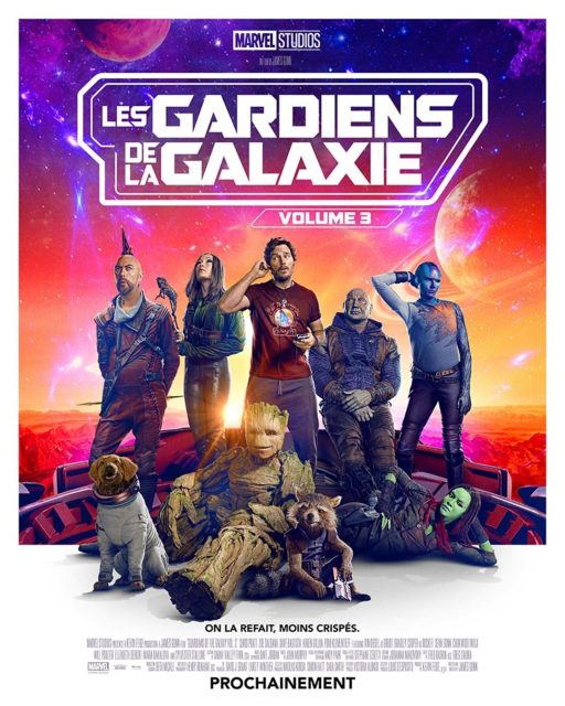 Les gardiens de la galaxie Vol.3 - Streaming. 1 affiche poster gardiens guardians galaxie vol 3