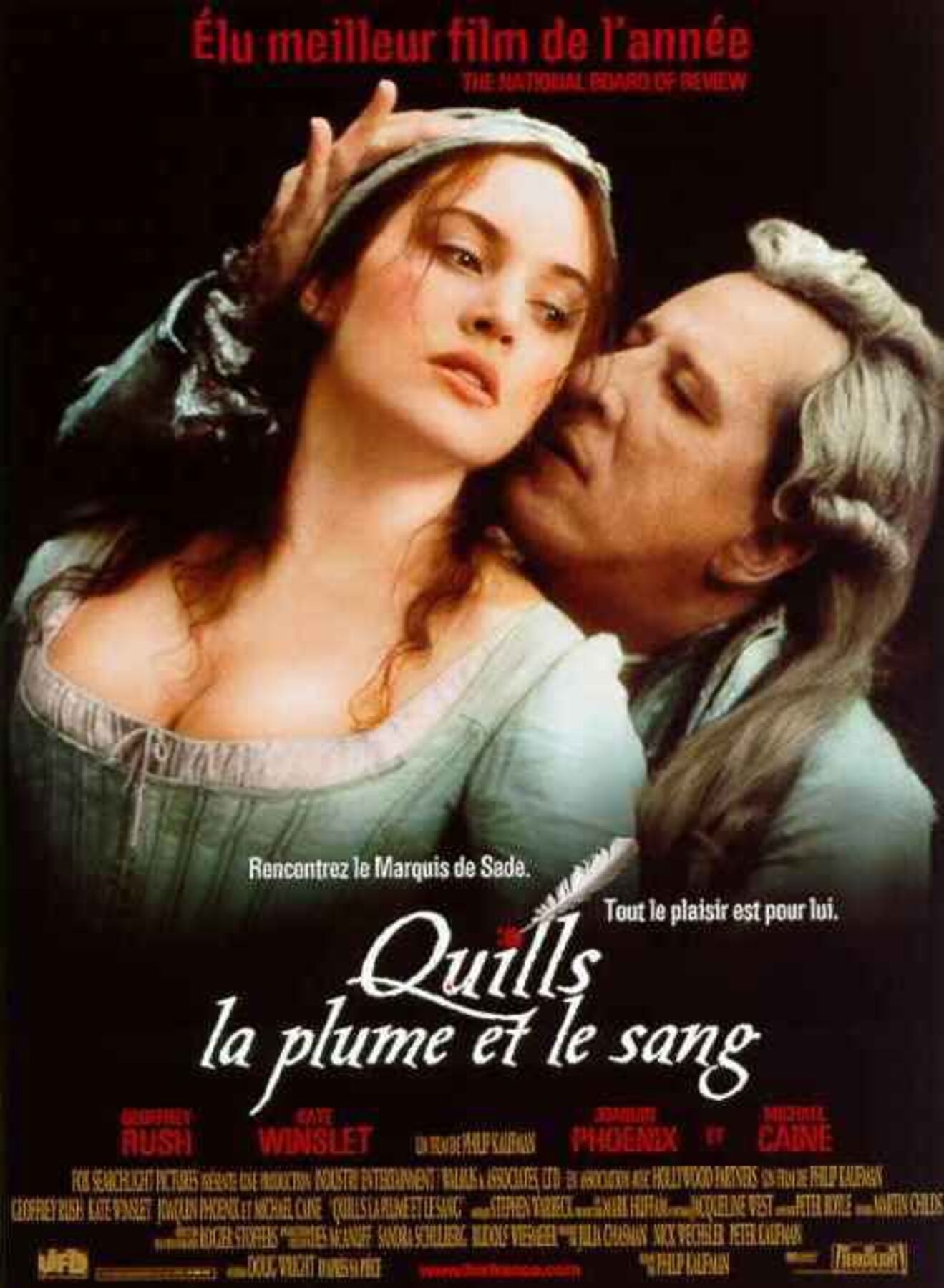 affiche poster quills plume sang disney fox