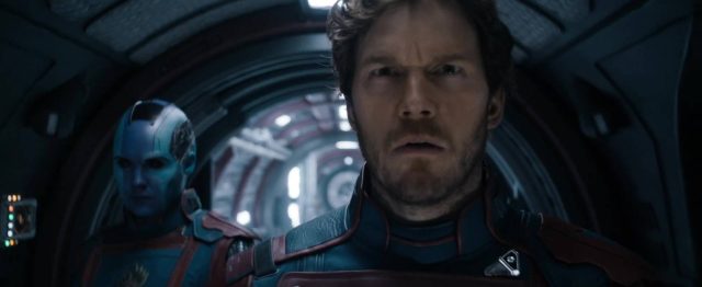 Les gardiens de la galaxie Vol.3. 5 Chris Pratt et Zoe Saldana dans Les Gardiens de la Galaxie Vol. 3 2023