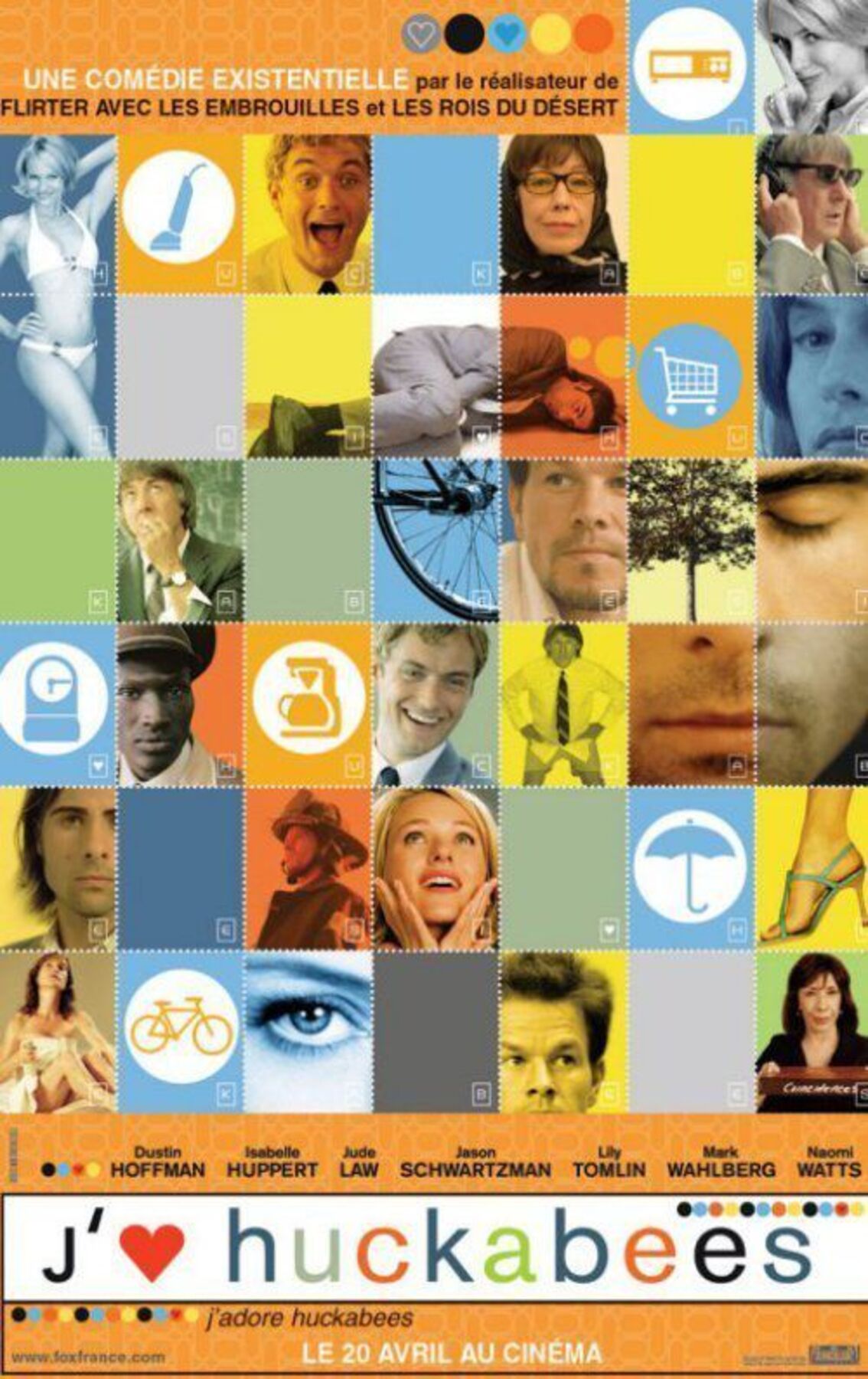 affiche poster heart adore huckabees