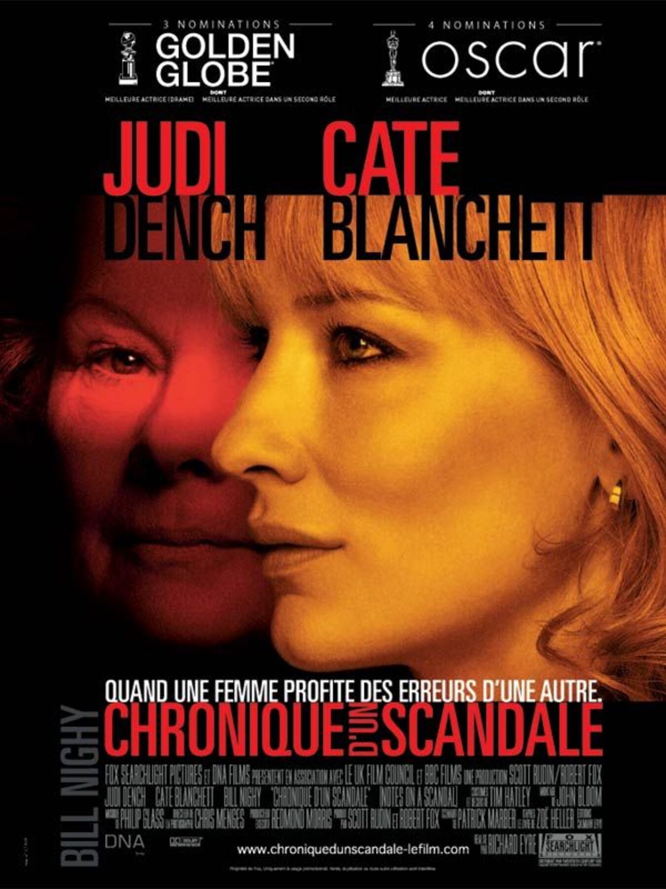 Affiche Poster de Chronique d’un scandale Notes avec Judi Dench et Cate Blanchett 2006