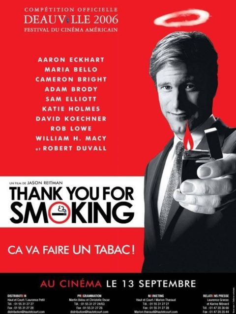 Thank you for smoking - Streaming. 1 affiche poster thank you smoking