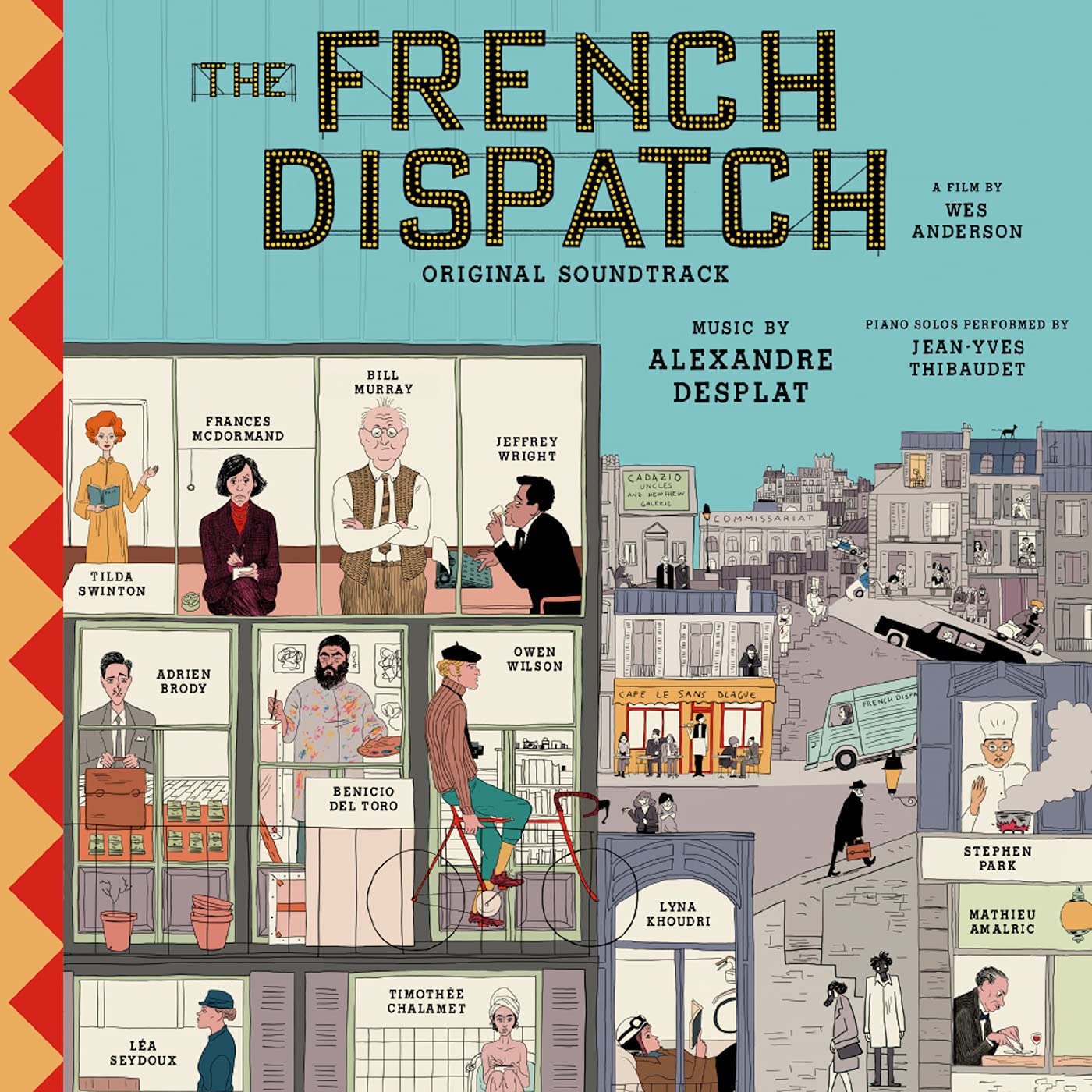La bande originale de The french dispatch. 1 bande originale soundtrack ost score french dispatch