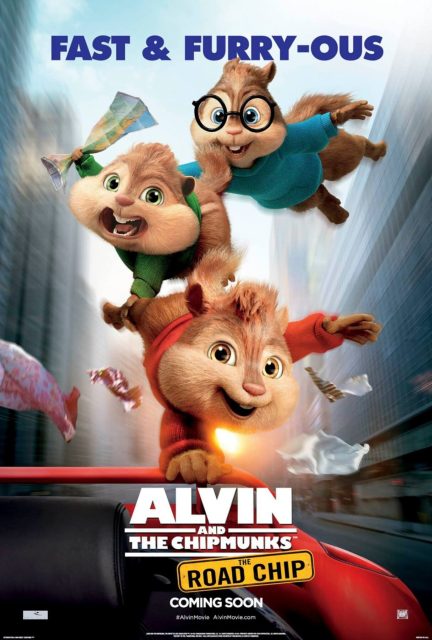 Alvin et les Chipmunks : à fond la caisse - Photos et affiches. 3 affiche poster alvin chipmunks fond caisse road chip
