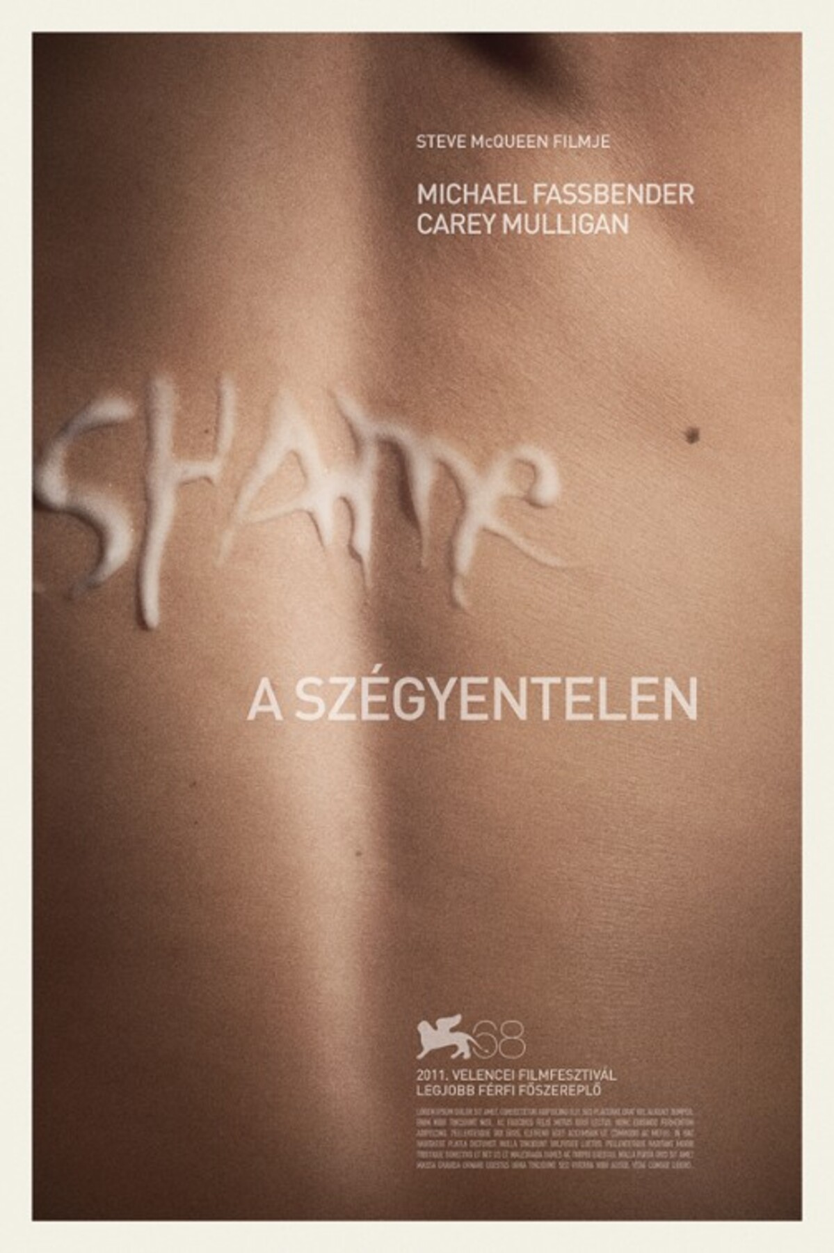 affiche poster shame