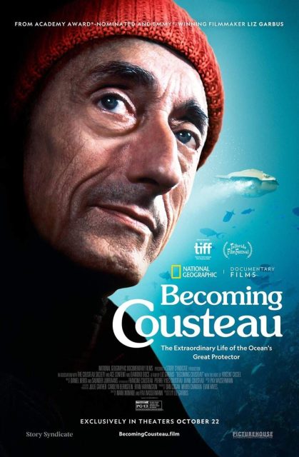 affiche poster cousteau becoming homme legende disney nat geo