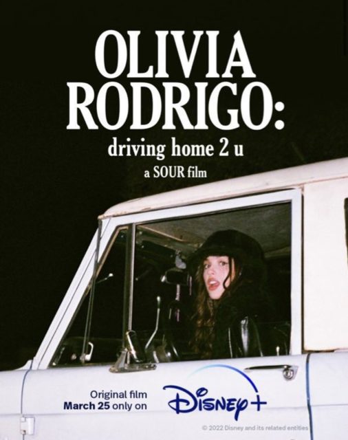 affiche poster olivia rodrigo driving home sour film